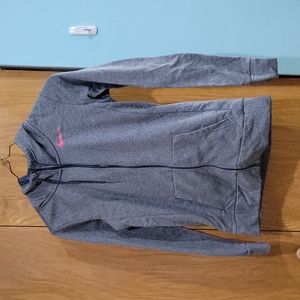 Nike Dri Fit Gray hooded sweatshirt Size XS